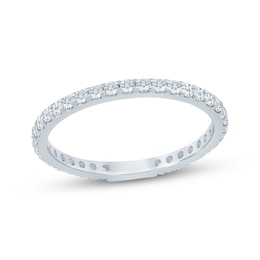 Now + Forever Lab-Grown Diamonds Eternity Ring 1/2 ct tw 14K White Gold