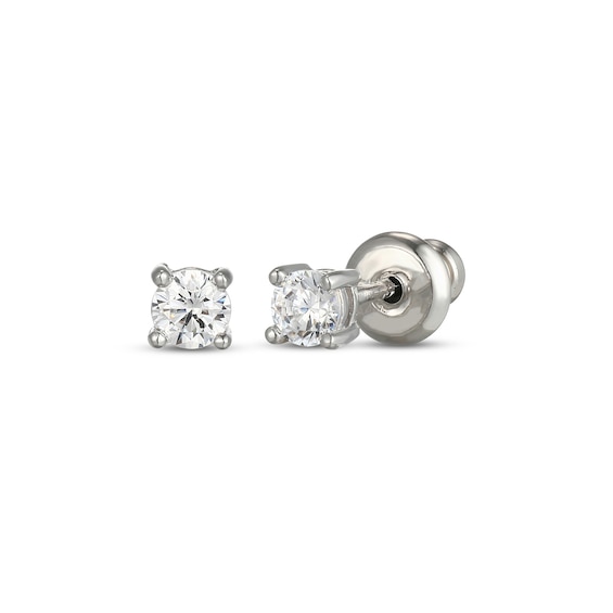 Rocksbox The Vanessa Lab-Grown Diamond Solitaire Stud Earrings 1/5 ct tw Sterling Silver