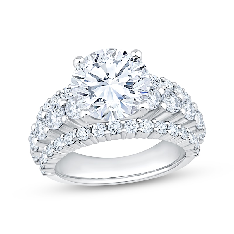 Main Image 1 of Now + Forever Lab-Grown Diamonds Certified Round-Cut Engagement Ring 6 ct tw 14K White Gold