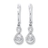 Thumbnail Image 1 of Unstoppable Love 1/5 ct tw Earrings 10K White Gold