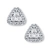 Thumbnail Image 1 of Diamond Earrings 1/20 ct tw Round-cut Sterling Silver