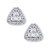 Thumbnail Image 0 of Diamond Earrings 1/20 ct tw Round-cut Sterling Silver