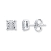 Thumbnail Image 1 of Diamond Stud Earrings 1/20 ct tw Round-cut Sterling Silver