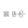 Thumbnail Image 0 of Diamond Stud Earrings 1/20 ct tw Round-cut Sterling Silver