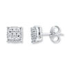 Thumbnail Image 0 of Diamond Stud Earrings 1/10 ct tw Round-cut Sterling Silver