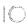 Thumbnail Image 0 of Radiant Reflections Earrings 1 ct tw Diamonds 10K White Gold