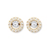 Thumbnail Image 2 of Unstoppable Love 1 ct tw Earrings 14K Yellow Gold