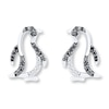 Thumbnail Image 0 of Penguin Earrings 1/8 ct tw Diamonds Sterling Silver