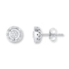 Thumbnail Image 1 of Diamond Earrings 1/6 ct tw Round-cut Sterling Silver