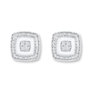 Thumbnail Image 0 of Diamond Earrings 1/20 ct tw Round-cut Sterling Silver