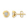 Thumbnail Image 0 of Diamond Earrings 1/15 ct tw Round-cut 10K Yellow Gold