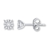 Thumbnail Image 0 of Diamond Earrings 1/10 ct tw Round-cut Sterling Silver