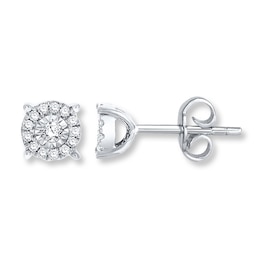 Radiant Reflections Earrings 1/5 ct tw Diamonds Sterling Silver