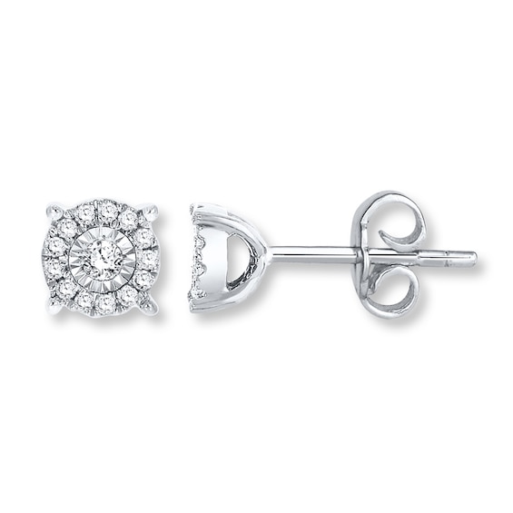 Earrings 1 5 Ct Tw Diamonds Sterling Silver Kay earrings-1-5-ct-tw-diamonds-sterling-silver-kay