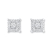 Thumbnail Image 1 of Diamond Stud Earrings 1/10 Carat tw Round-cut Sterling Silver