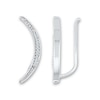 Thumbnail Image 1 of Diamond Climber Earrings 1/20 ct tw Sterling Silver