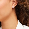 Thumbnail Image 3 of Diamond Earrings 1/4 ct tw Round-cut 10K Yellow Gold