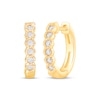 Thumbnail Image 0 of Diamond Hoop Earrings 1/8 ct tw Round-Cut 10K Yellow Gold
