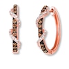Thumbnail Image 1 of Le Vian Chocolate Diamonds 1/2 cttw Earrings 14K Strawberry Gold