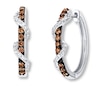 Thumbnail Image 1 of Le Vian Chocolate Diamonds 1/2 ct tw Earrings 14K Vanilla Gold