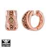 Thumbnail Image 1 of Le Vian Diamond Hoop Earrings 5/8 ct tw 14K Strawberry Gold