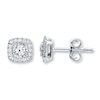 Thumbnail Image 0 of Diamond Earrings 1/4 ct tw Round-cut 10K White Gold