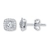 Thumbnail Image 0 of Diamond Earrings 1/4 ct tw Round-cut 10K White Gold