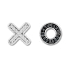 Thumbnail Image 1 of Diamond Mismatched Earrings 1/15 ct tw Round Sterling Silver
