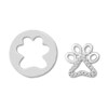 Thumbnail Image 0 of Diamond Mismatched Earrings 1/20 ct tw Round Sterling Silver