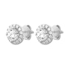 Thumbnail Image 2 of THE LEO Diamond Earrings 1-1/2 ct tw Round-cut 14K White Gold