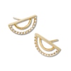 Thumbnail Image 0 of Diamond Geometric Earrings 1/10 ct tw 10K Yellow Gold