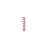 Thumbnail Image 1 of Bar Single Earring Diamond Accents 10K Rose Gold