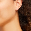 Thumbnail Image 2 of Petite Diamond Cross Earrings 1/20 ct tw 10K White Gold