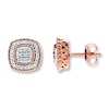 Thumbnail Image 0 of Diamond Earrings 1/4 Carat tw 10K Rose Gold