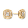 Diamond Earrings 1/5 Carat tw 10K Yellow Gold