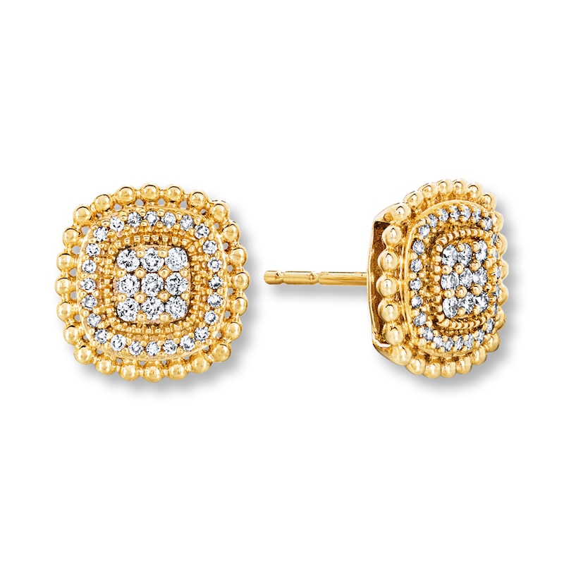 Main Image 1 of Diamond Earrings 1/5 Carat tw 10K Yellow Gold