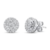 Thumbnail Image 1 of Diamond Earrings 1/2 ct tw Round-cut 10K White Gold