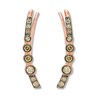 Le Vian Chocolate Diamond Earring Climbers 1/2 ct tw 14K Rose Gold