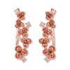 Thumbnail Image 1 of Le Vian Chocolate Diamond Earring Climbers 1/3 ct tw 14K Strawberry Gold