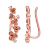 Thumbnail Image 2 of Le Vian Chocolate Diamond Earring Climbers 1/3 ct tw 14K Strawberry Gold
