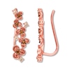 Thumbnail Image 3 of Le Vian Chocolate Diamond Earring Climbers 1/3 ct tw 14K Strawberry Gold