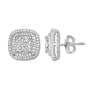 Thumbnail Image 0 of Diamond Earrings 1 ct tw Round-cut 10K White Gold