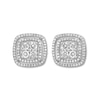 Diamond Earrings 1 ct tw Round-cut 10K White Gold