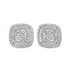 Diamond Earrings 1 ct tw Round-cut 10K White Gold