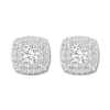 Diamond Earrings 3/4 ct tw Round-cut 14K White Gold