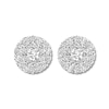 Thumbnail Image 1 of Diamond Earrings 1 ct tw Round-cut 14K White Gold