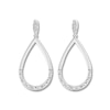 Thumbnail Image 1 of Diamond Teardrop Earrings 1/2 ct tw Round-cut 14K White Gold
