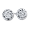 Thumbnail Image 0 of Diamond Earrings 1/20 ct tw Round-cut Sterling Silver