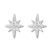 Thumbnail Image 0 of North Star Earrings 1/10 ct tw Diamonds 10K White Gold