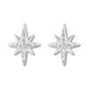 Thumbnail Image 1 of North Star Earrings 1/10 ct tw Diamonds 10K White Gold